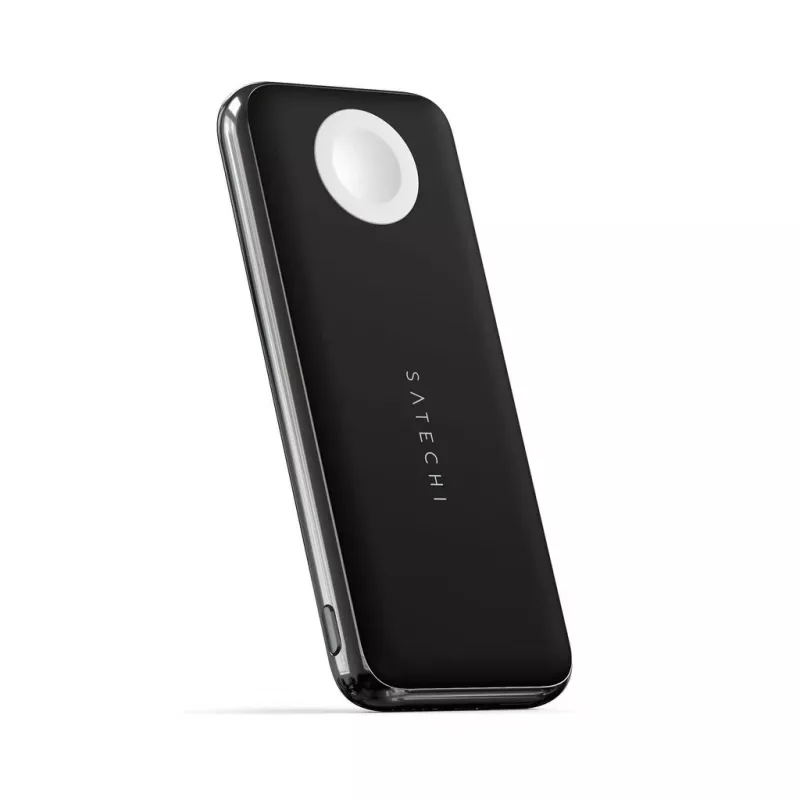 Satechi Quatro draadloze powerbank ST-UC10WPBM, 10000 mAh, zwart