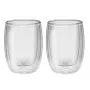 Borosilicaatglas dubbelwandige bak ZWILLING 39500-076, 200 ml, helder, 2-delige set