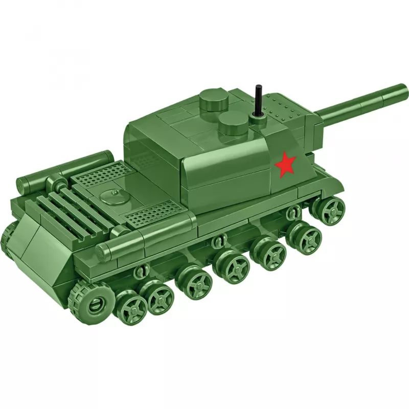 Bouwset Cobi ISU 152 – thema Tweede Wereldoorlog, 135 onderdelen, groen