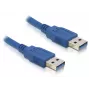 USB-kabel DeLOCK 0,5 m USB 3.0 USB 3.2 Gen 1 A-A blauw