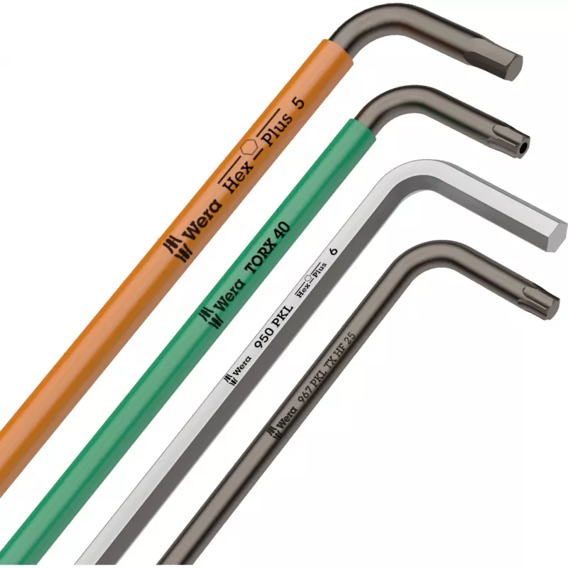 L-vormige inbussleutelset Wera 950/9 Hex-Plus 1