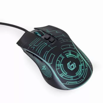 Gembird MUSG-RGB-01 muis voor rechtshandigen USB Type-A 3600 DPI