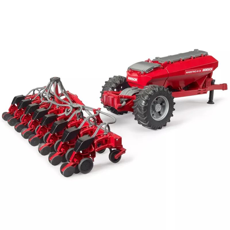 Speelgoedmodelvoertuig BRUDER Horsch precisiezaaimachine Maestro 8CX, schaalgetrouwe speelset