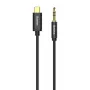 Baseus Yiven audiokabel USB-C naar minijack 3,5 mm, 1,2 m (zwart)