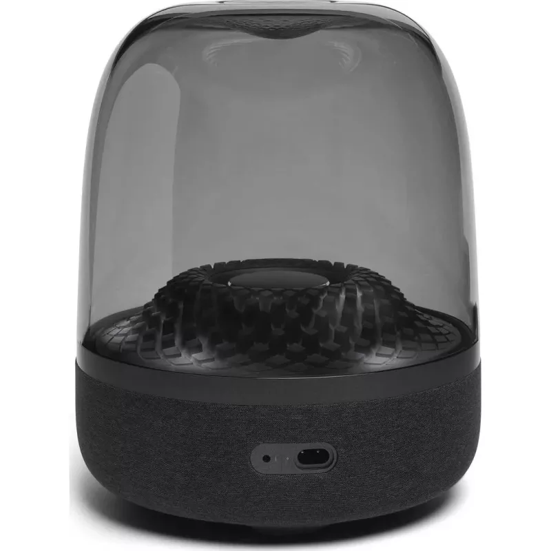 Draagbare draadloze luidspreker Harman/Kardon Aura Studio 4 — 100 W, 3 drivers, 45–20000 Hz, zwart/transparant