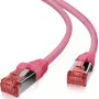 Netwerkkabel Helos CAT6 S/FTP (PIMF) 5m magenta