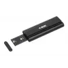 SSD-behuizing IBOX HD-07 voor 1x M.2-schijf, USB 3.2 Gen 2 (10 Gbit/s), USB-C, zwart