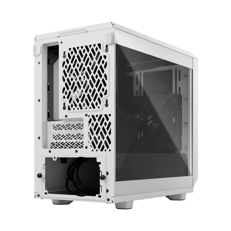 Fractal Design Meshify 2 Nano - Mini-ITX tower (tempered glass) - geen voeding (ATX) - wit - USB/audio (FD-C-MES2N-02)