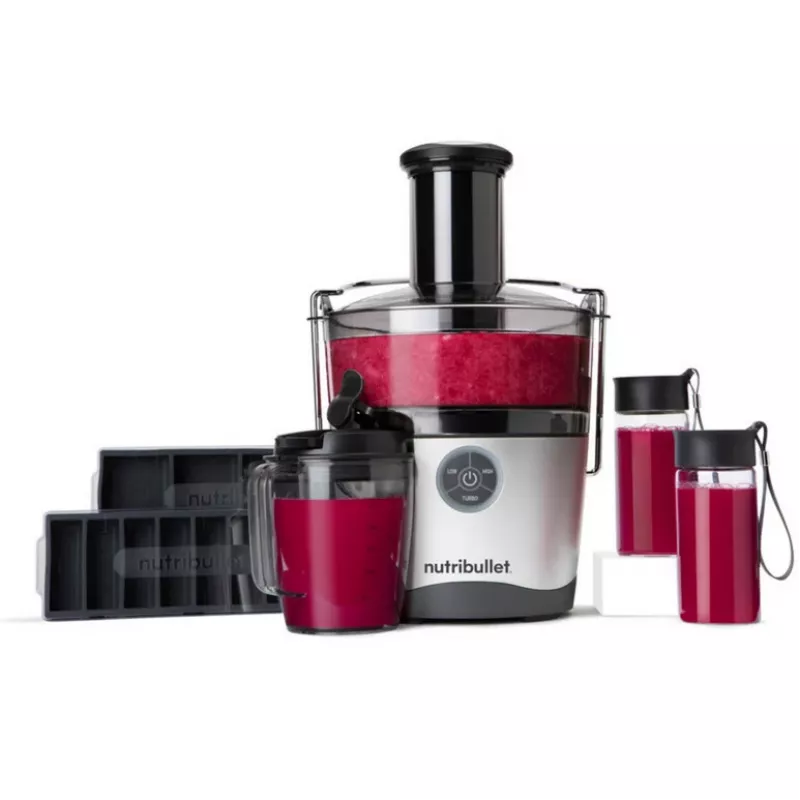 NutriBullet juicer Pro NBJ200G (zilver/grijs, 1.000 watt) (0C22500002)