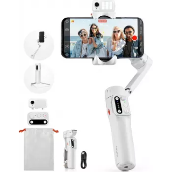 Smartphone-gimbal Hohem iSteady V3 AI Kit — wit, model HPG-V3 W