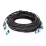 DIGITUS LWL vooraf geassembleerde Fibre Optic Universal Breakout-kabel, singlemode OS2, 8 vezels, LC/UPC - LC/UPC