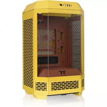 Mini Tower-behuizing THERMALTAKE The Tower 250 Butter Caramel — microATX/Mini-ITX, ATX-ondersteuning, compacte behuizing