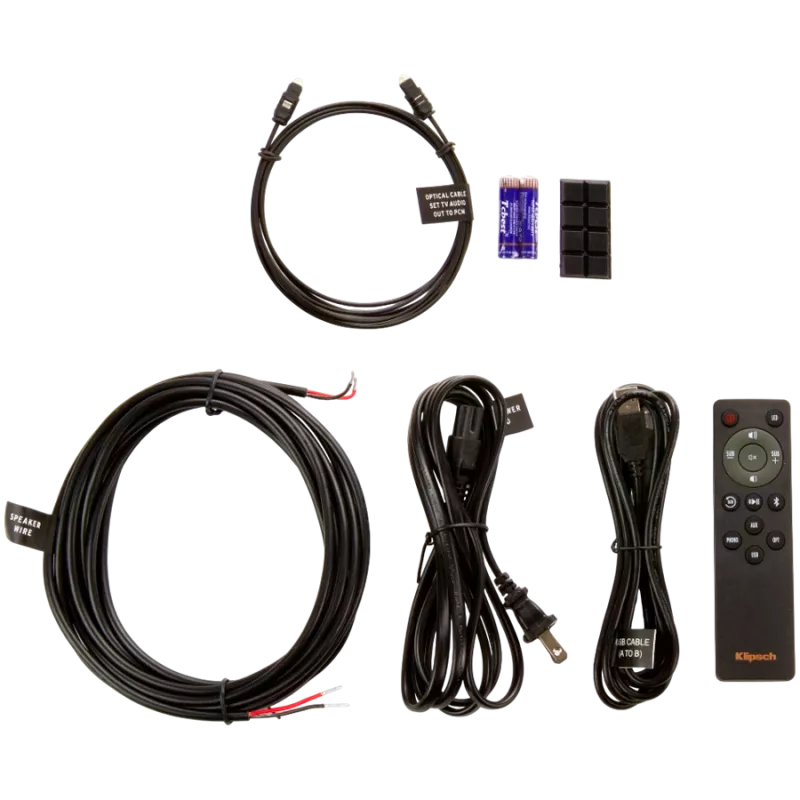 Actieve regalluidspreker KLIPSCH R-51PM — bedraad & draadloos, 120 W, zwart/koper