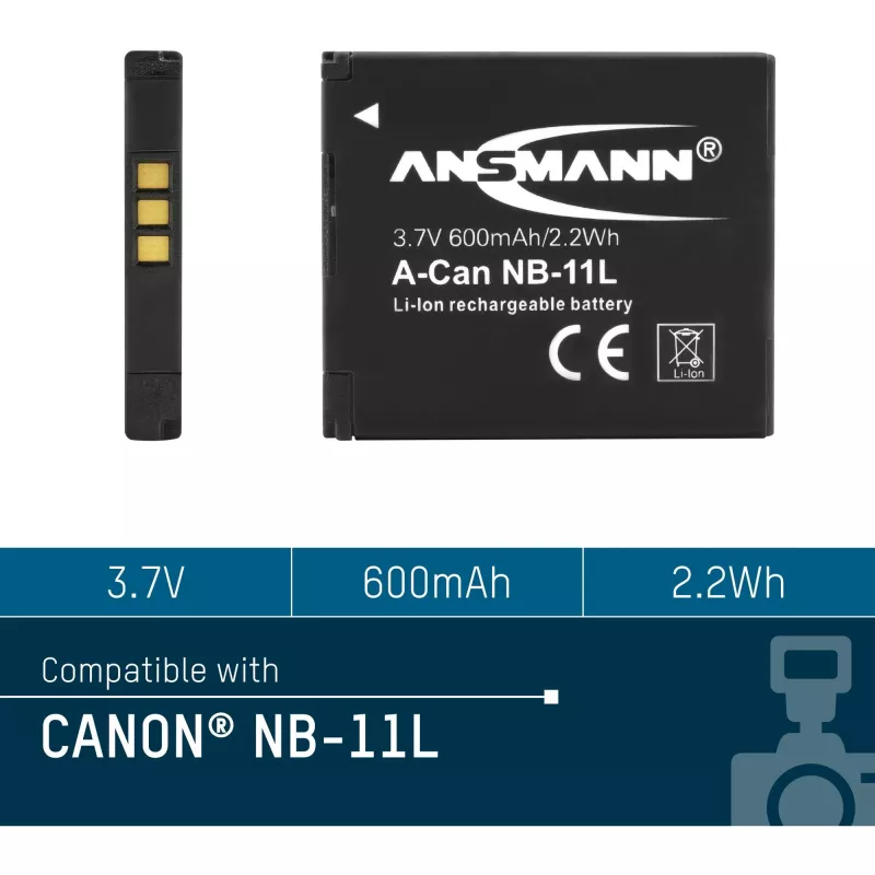 Accu Ansmann A-Can NB-11L lithium-ion 600 mAh
