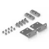 Montageset Ubiquiti UACC-Rack-Ear-1U grijs verzinkt staal