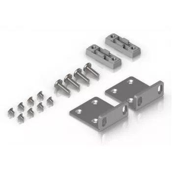 Montageset Ubiquiti UACC-Rack-Ear-1U grijs verzinkt staal