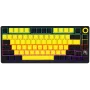 Draadloos mechanisch gaming-toetsenbord LORGAR KBP7075W — zwart/geel, EN-layout
