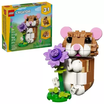 LEGO CREATOR 3 IN 1 31376 Schattige hamster met bloem
