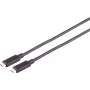 USB-kabel S/CONN 30-41075 USB 3.2 Gen 2 10 m zwart
