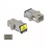 Glasvezelkoppeling DeLOCK 86889 SC simplex bus naar SC simplex bus multimode beige