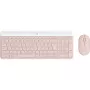 Logitech Slim Wireless Combo MK470 - toetsenbord-muisset - draadloos - 2,4 GHz - QWERTY - rosé (920-011314)