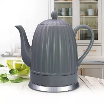 Waterkoker Maestro MR-077, 1,5 L, 1500 W, keramische behuizing, grijs