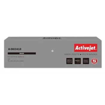 Activejet A-OKI3410 lint (vervanger voor OKI 9002308; Supreme; 10.000.000 tekens zwart)