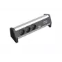 Stroomverdeler Bachmann Desk 1 3 AC-stopcontacten zwart