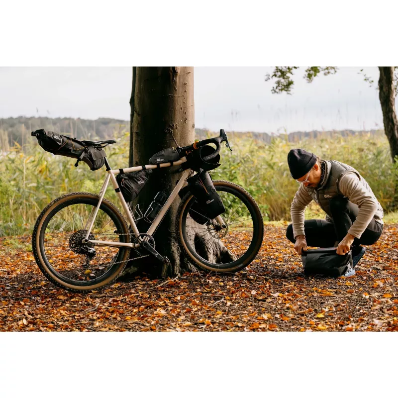 Morobbia Triangle Bag, fietsmand/-tas (zwart, bovenbuistas 2 L)