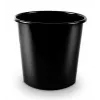 Prullenbak Forpus, 11 l, zwart, kunststof