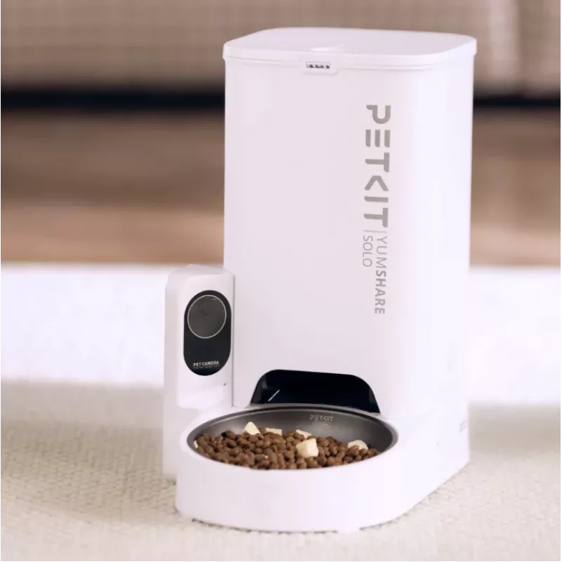 Automatische voerautomaat PETKIT P571 met camera, 3 l inhoud, wit