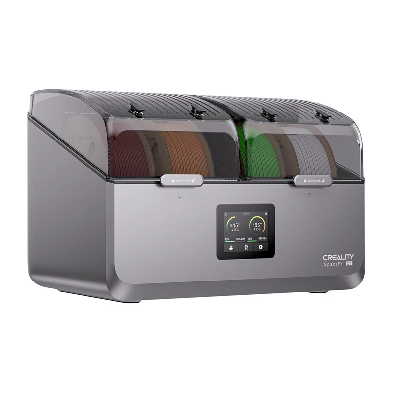 Filamentdroger Creality 4005010100 voor 3D-printers — compatibel met SpacePi X4, zwart/grijs, 1 stuk
