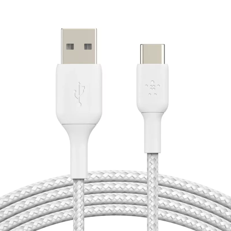 USB-kabel Belkin CAB002BT1MWH 1 m USB A naar USB C wit