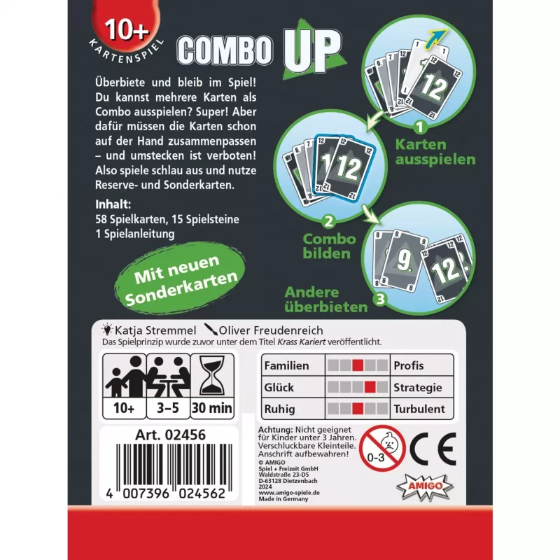 Combo Up, kaartspel