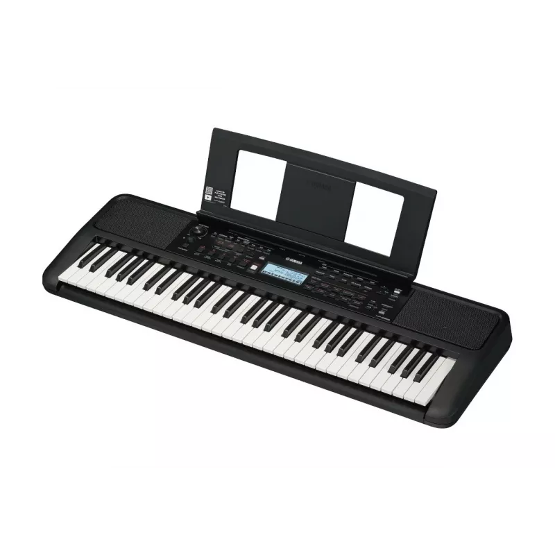 Keyboard YAMAHA PSR-E383 — draagbaar 61-toetsen MIDI-keyboard, LCD-display, USB, ingebouwde luidsprekers, batterijgevoed (6), zwart