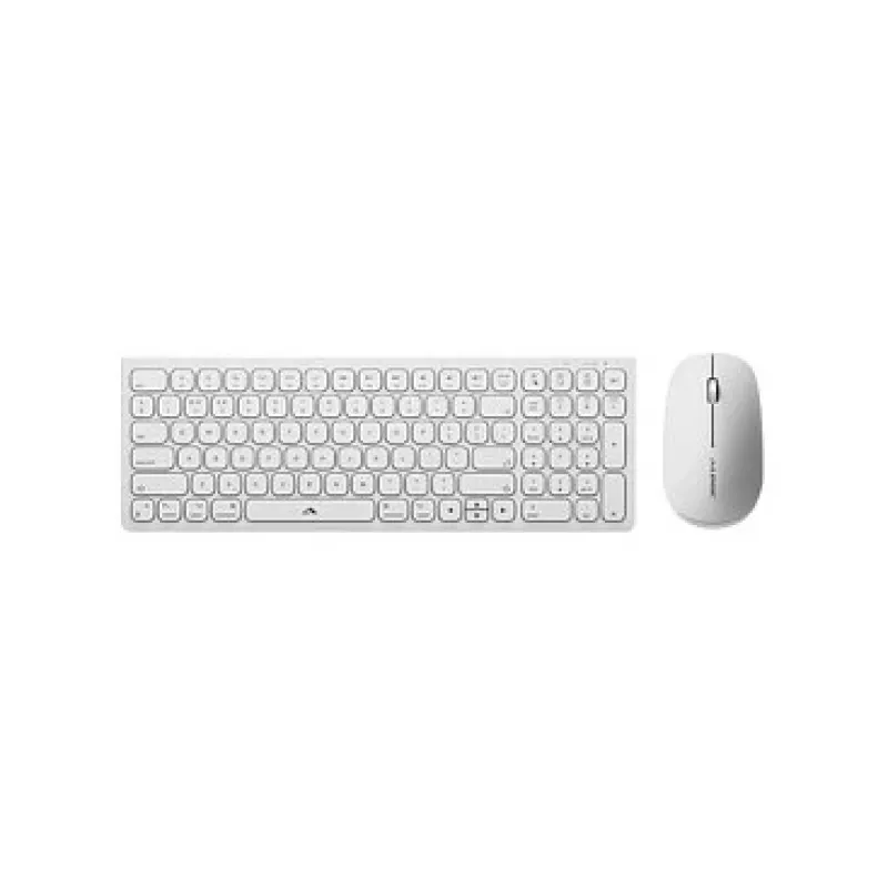 Alogic Echelon Compact USB-C BT toetsenbord Duits + muis wit - toetsenbord - USB Type-C - toetsenbord - USB Type-C