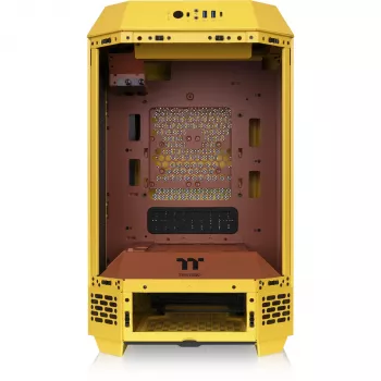 Mini Tower-behuizing THERMALTAKE The Tower 250 Butter Caramel — microATX/Mini-ITX, ATX-ondersteuning, compacte behuizing