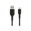 BELKIN PVC USB-KABEL USB-A - LIGHTNING, 1M, ZWART