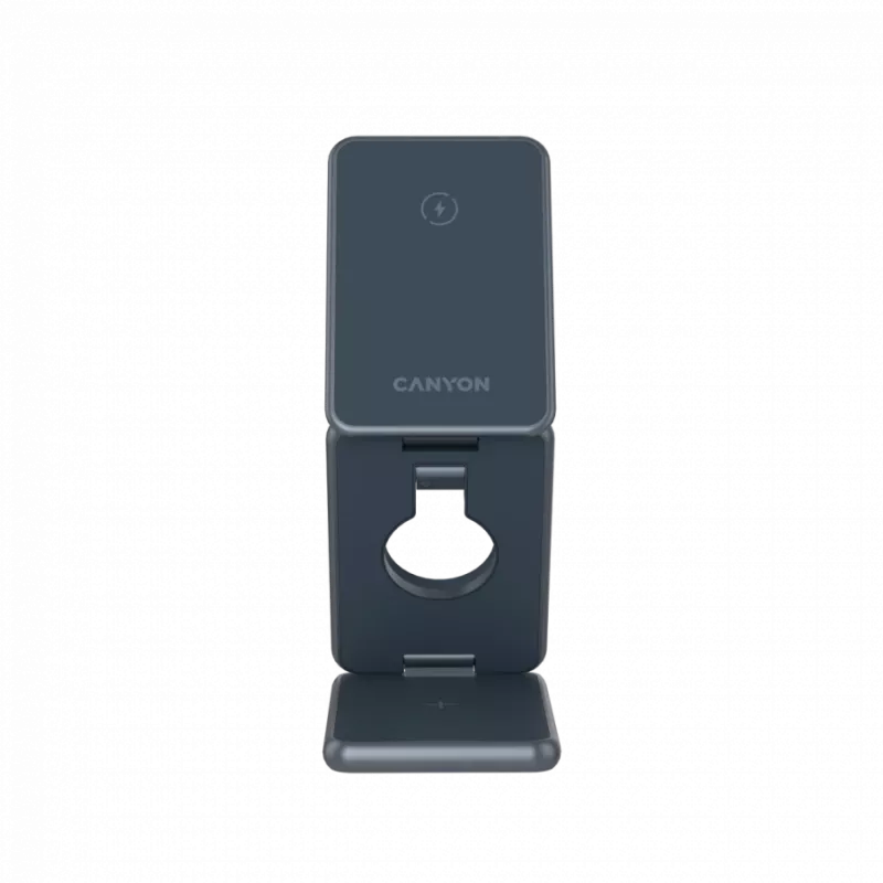 CANYON opvouwbare draadloze oplader OnCharge 309 15W 3in1 metaal