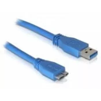 DeLOCK Micro-USB 3.0-kabel 1 m, USB A, 5 Gbit/s, blauw