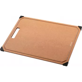 Keukenplank van houtvezel 42x30 cm, bruin