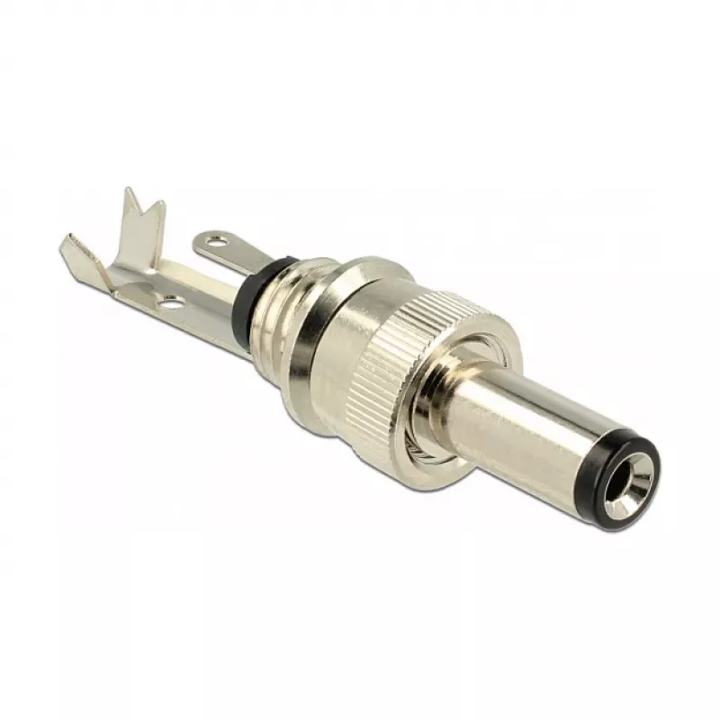 DeLOCK 89915 DC-stekker 5,5 x 2,1 mm, 12 mm, solderen, 2 A