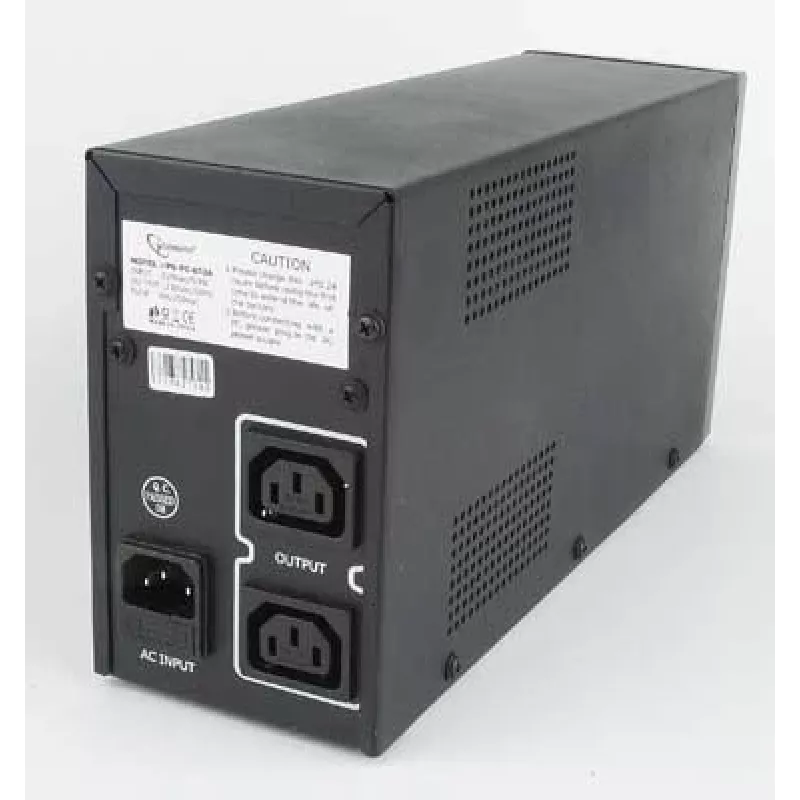 Gembird UPS-PC-652A noodstroomvoorziening (UPS) line-interactive 0,65 kVA 390 W 3 AC-uitgangen