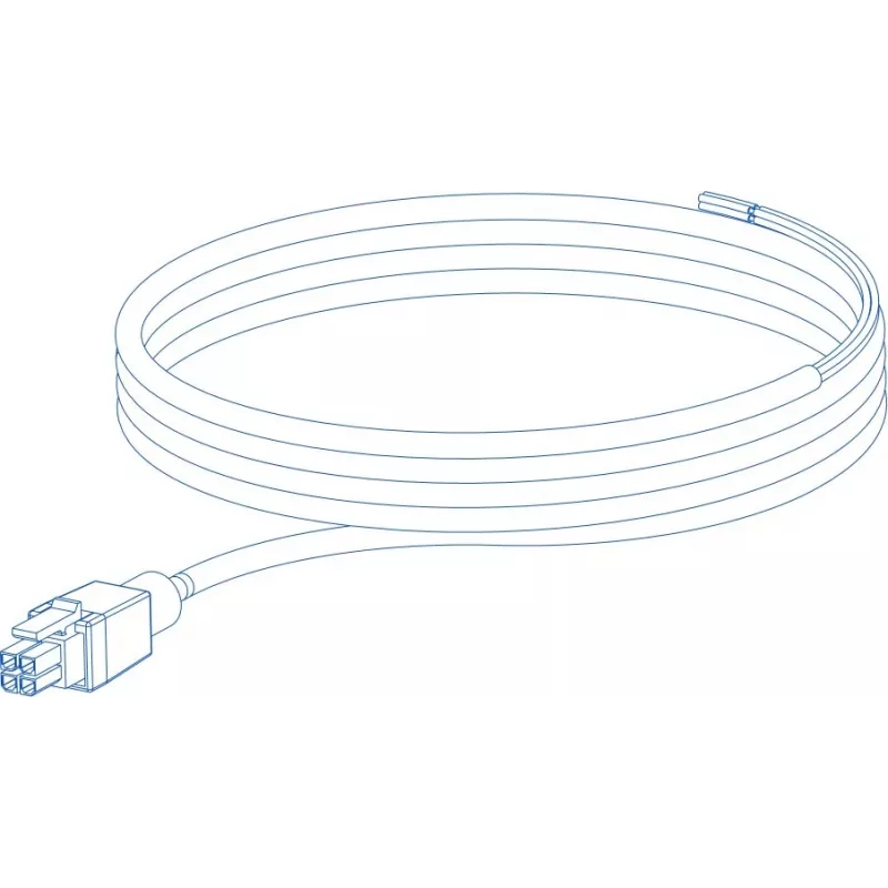 Stroomkabel TELTONIKA PR2PL15B 1,5 m, 4-polig, 300 V, zwart