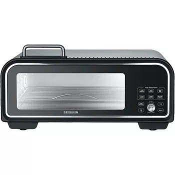 Pizzabakautomaat Severin PG 8575 2000 W zwart 1 pizza digitale timer