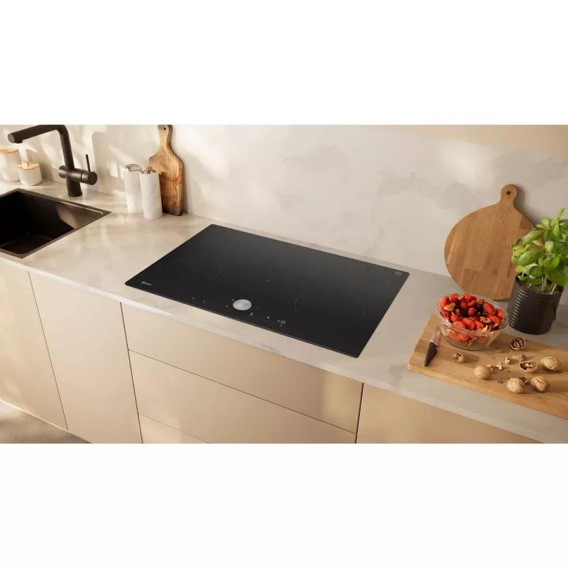 Neff N 90 zwart inbouw 80 cm inductiekookplaat met 5 zones