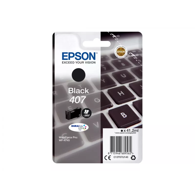 Epson WF-4745 inktcartridge 1 stuk origineel High (XL) Yield zwart