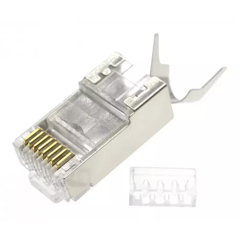 RJ45-stekker GEMBIRD CAT7 8P8C verguld 15µ FTP/SFTP, 100-pack