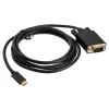 Kabel-adapter USB Type-C VGA Akasa AK-CBCA17-18BK