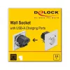 Stopcontact 2 x USB + CEE 7/3 DeLOCK 11473